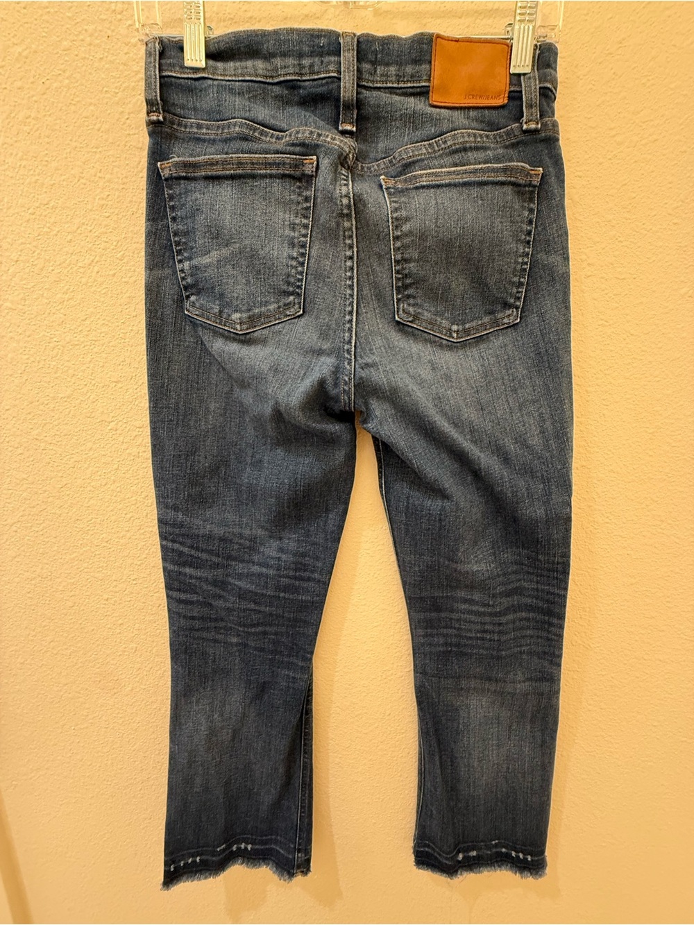 J. Crew Women's Dark Blue Flare Jeans - Picture 2 of 3